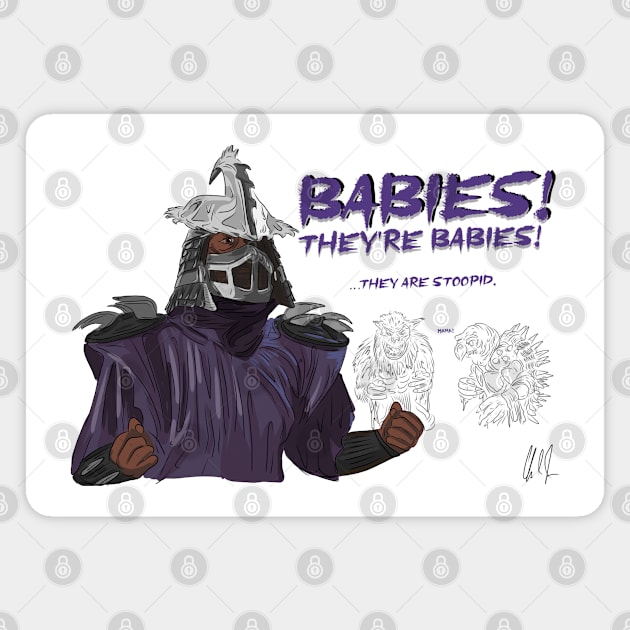 TMNT2: Babies?! Magnet by 51Deesigns